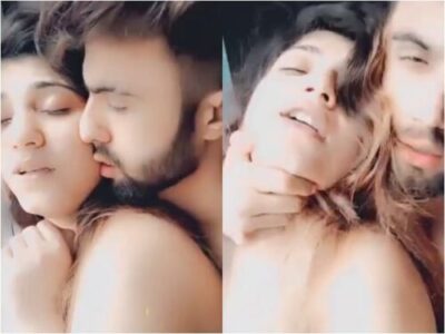 Beautiful Indian College girl enjoyed fucking in standing position