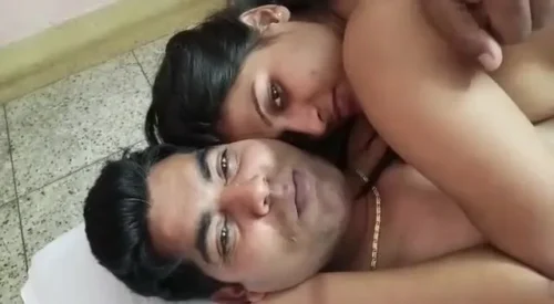 Newly married couple on honeymoon sex in hotel
