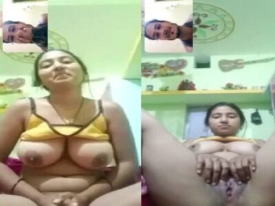Indian sexy gf desi pussy fingering video call sex